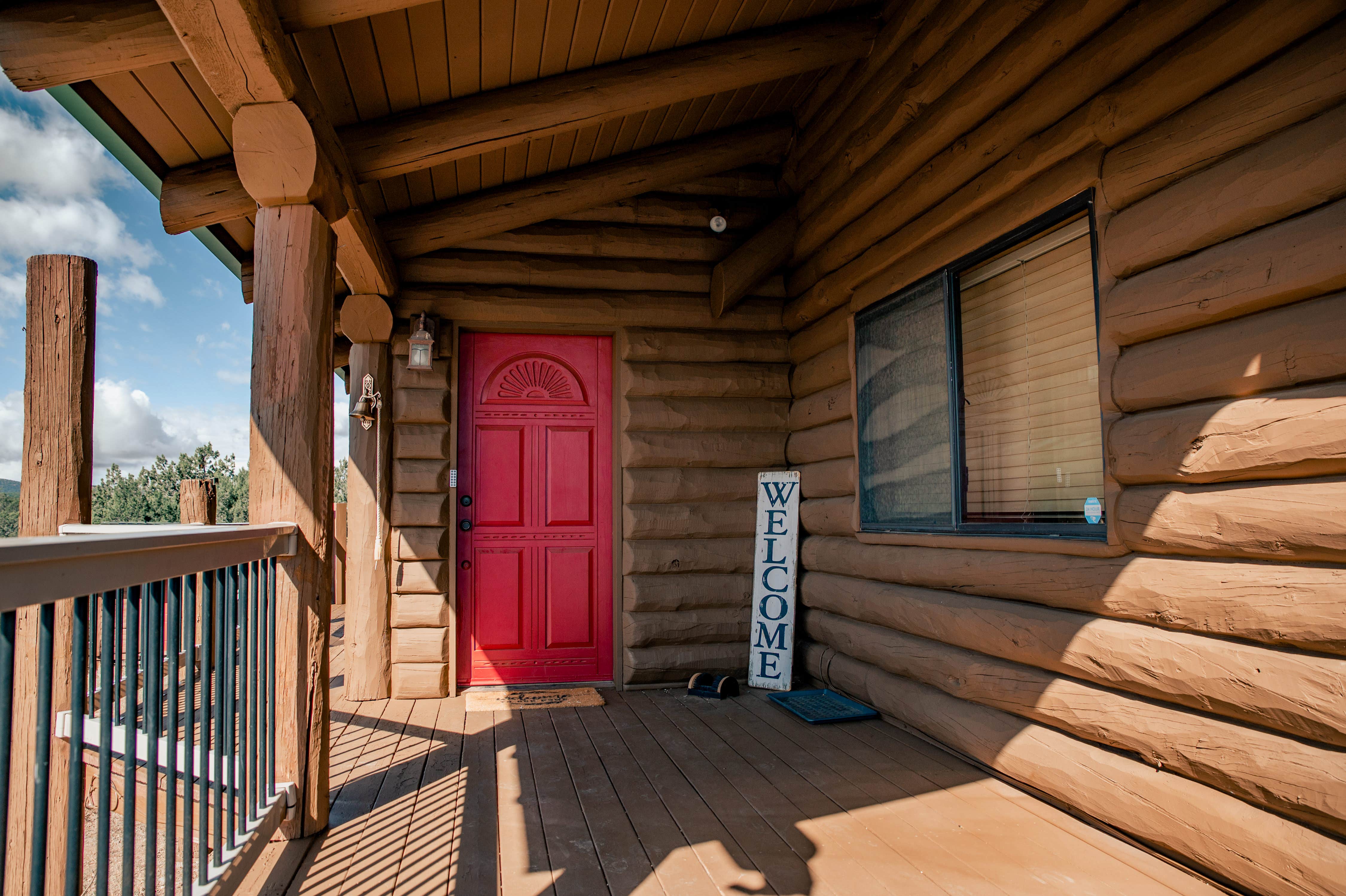 Camper-submitted photo at Beautiful Log Cabin in Northern Arizona: The Perfect Retreat near Seligman, AZ