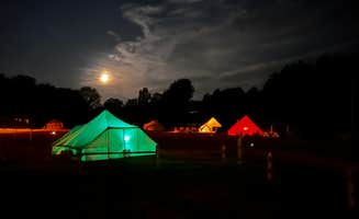 Andrew P.'s photo of tent camping at Adirondack Safari near Stony Creek, NY