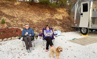 Dana S.'s photo of camping with pets at Brooks RV Park - full hookup The safest park in Louisville! near Fairdale, KY