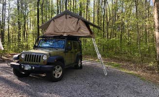 Sarah N.'s photo of rv camping at Foster Falls Campground — South Cumberland State Park near Beersheba Springs, TN