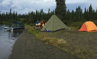Camping near Sevenmile Lake Access Road: Paxson Lake Campground, Gakona, Alaska