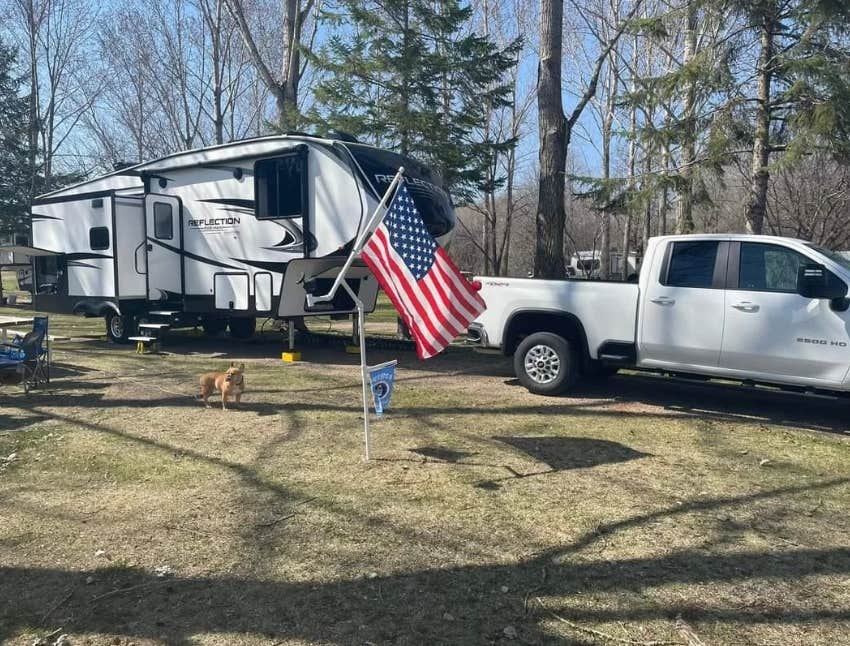 Tori K.'s photo of camping with pets at Camp S'more Campground near Melrose, MN