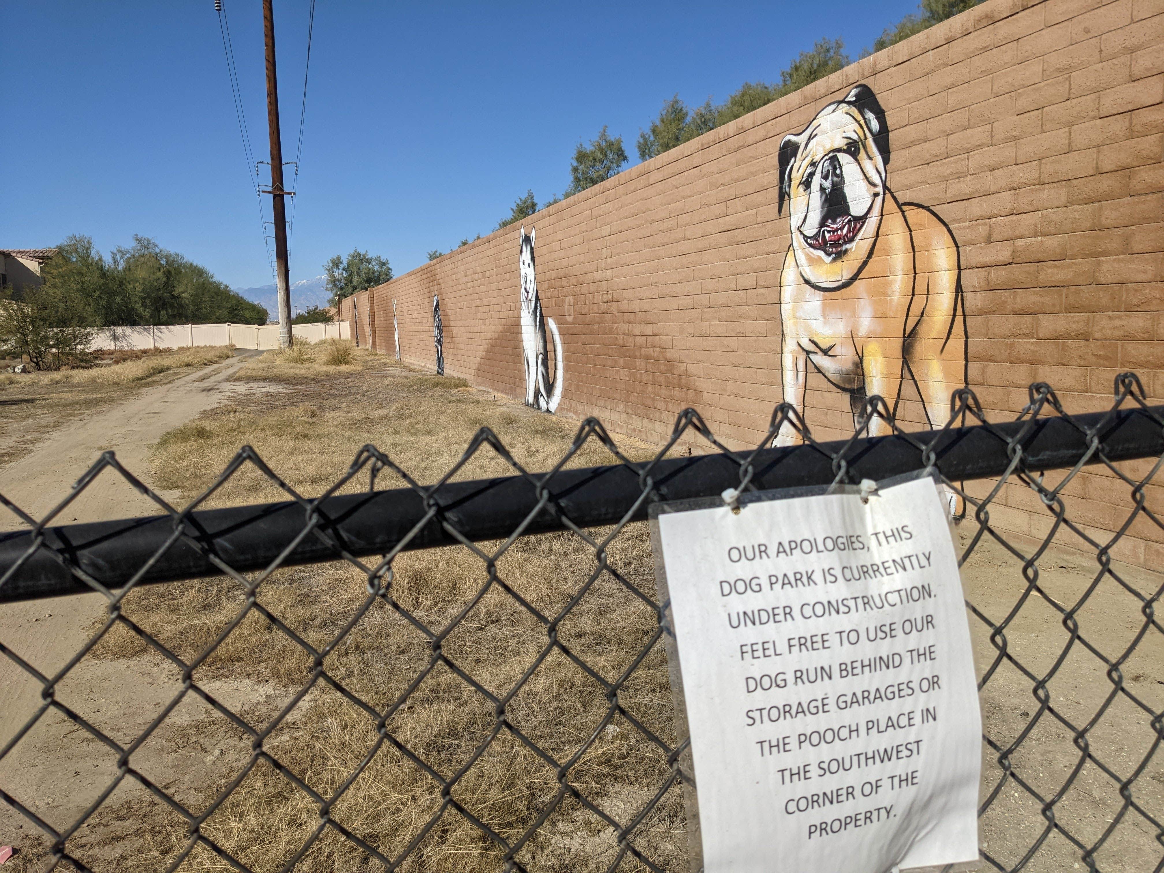 Laura M.'s photo of camping with pets at Emerald Desert RV Resort near Desert Hot Springs, CA