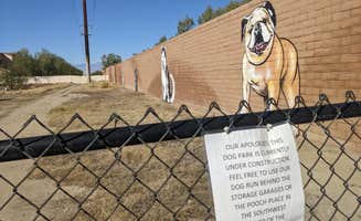 Laura M.'s photo of camping with pets at Emerald Desert RV Resort near Rancho Mirage, CA