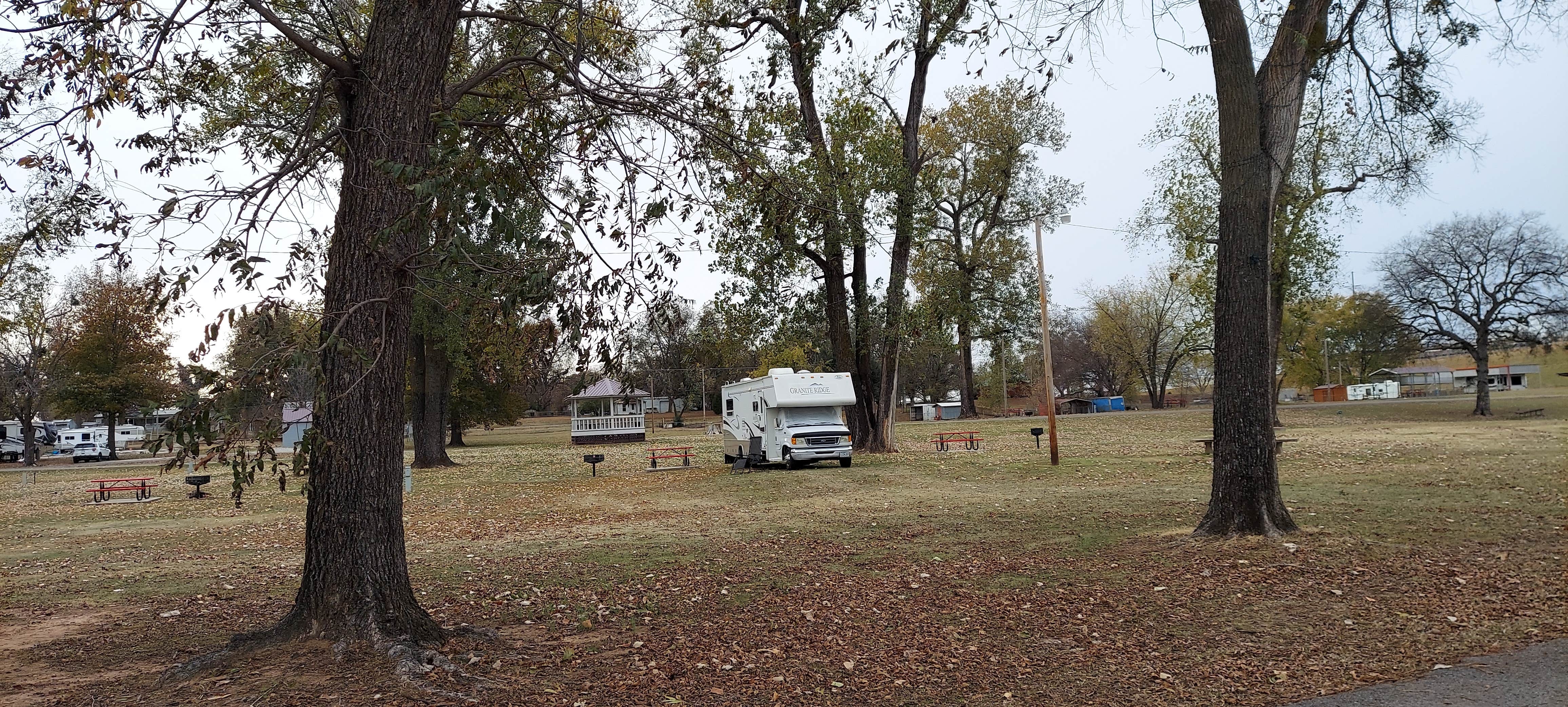 Jerry E.'s photo of rv camping at Webbers Falls City Park near Keota, OK