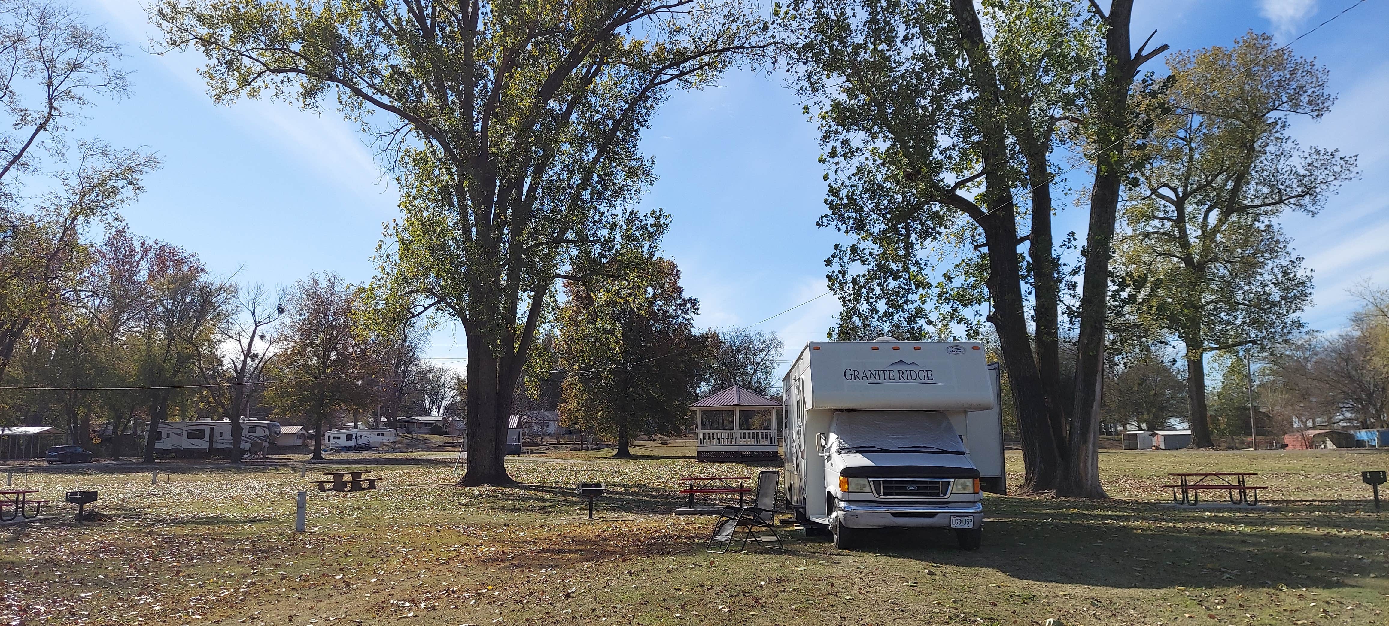Jerry E.'s photo of rv camping at Webbers Falls City Park near Eufaula Lake