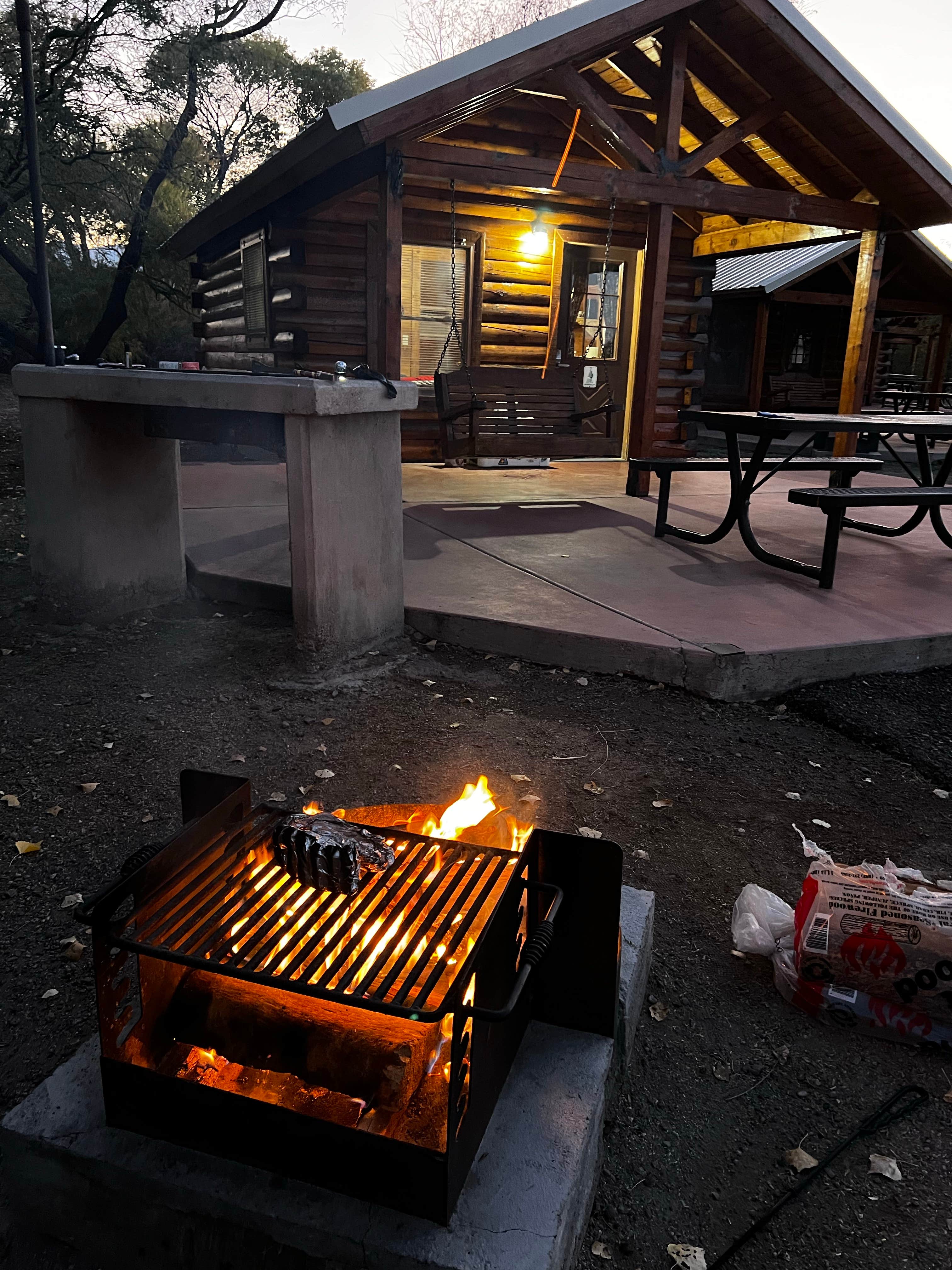 Ryan R.'s photo of glamping accommodations at Gila Campground — Roper Lake State Park near Bowie, AZ