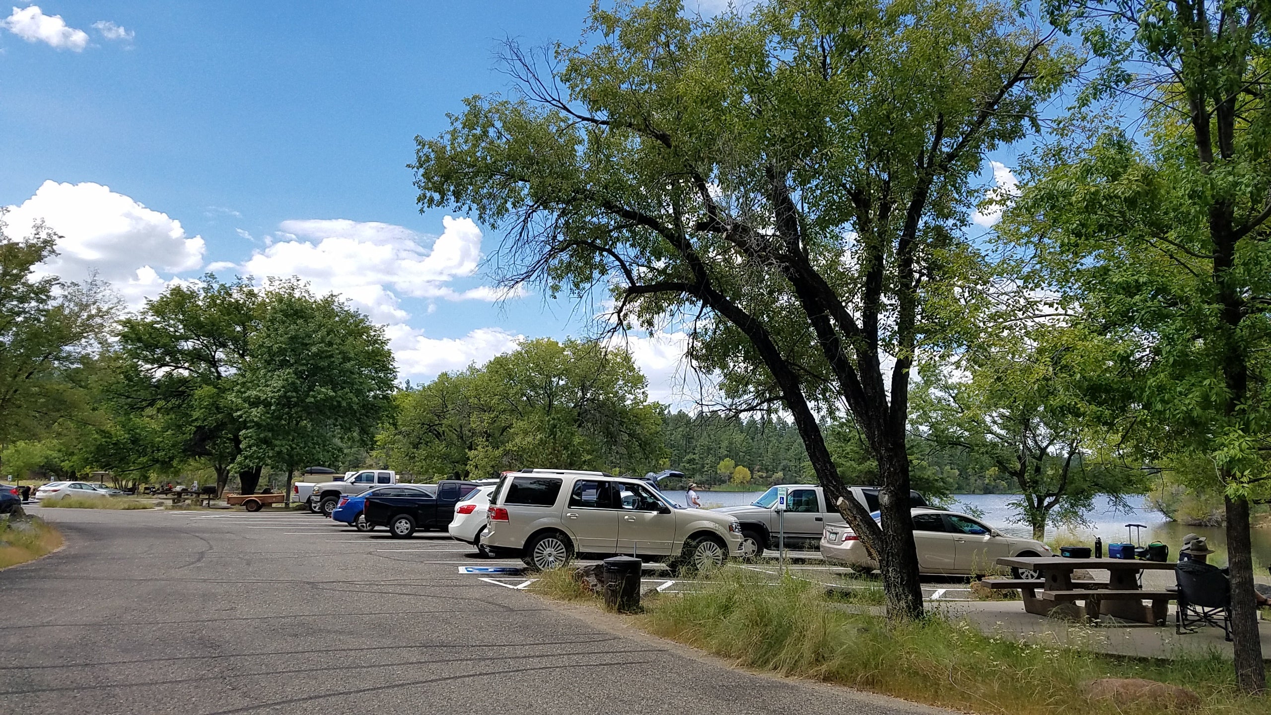Day use parking at Lynx Lake...$5 per vehicle for day use (not included in camping fees)
