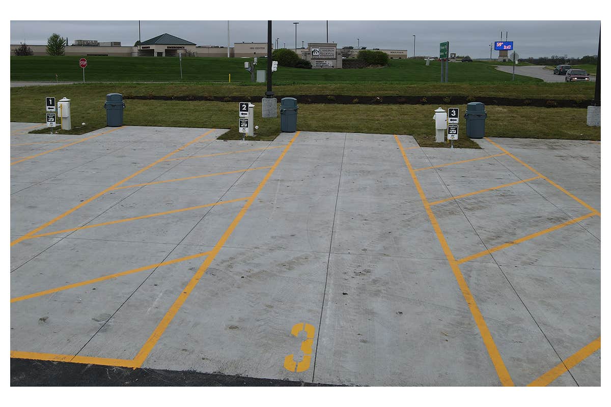 Camper-submitted photo at Love's RV Hookup-Cameron MO 837 near Amazonia, MO