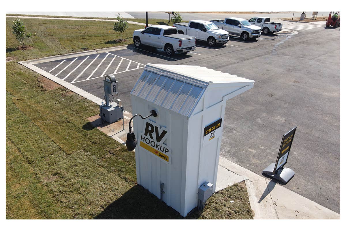 Camper-submitted photo at Love's RV Hookup-Clarksville AR 822 near Russellville, AR