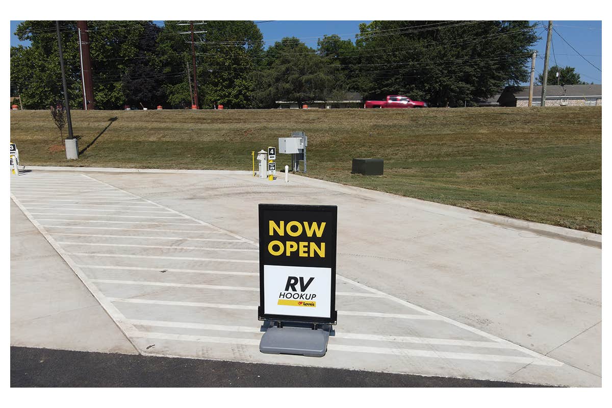 Camper-submitted photo at Love's RV Hookup-Clarksville AR 822 near Russellville, AR