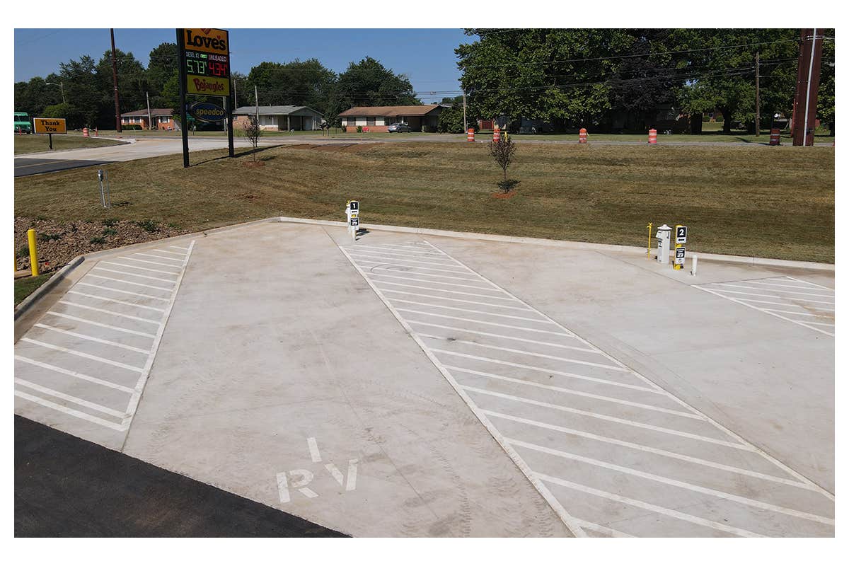 Camper-submitted photo at Love's RV Hookup-Clarksville AR 822 near Russellville, AR