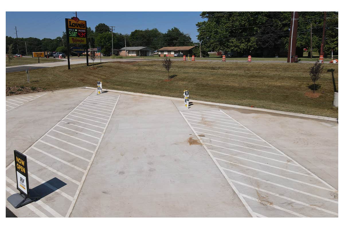 Camper-submitted photo at Love's RV Hookup-Clarksville AR 822 near Russellville, AR