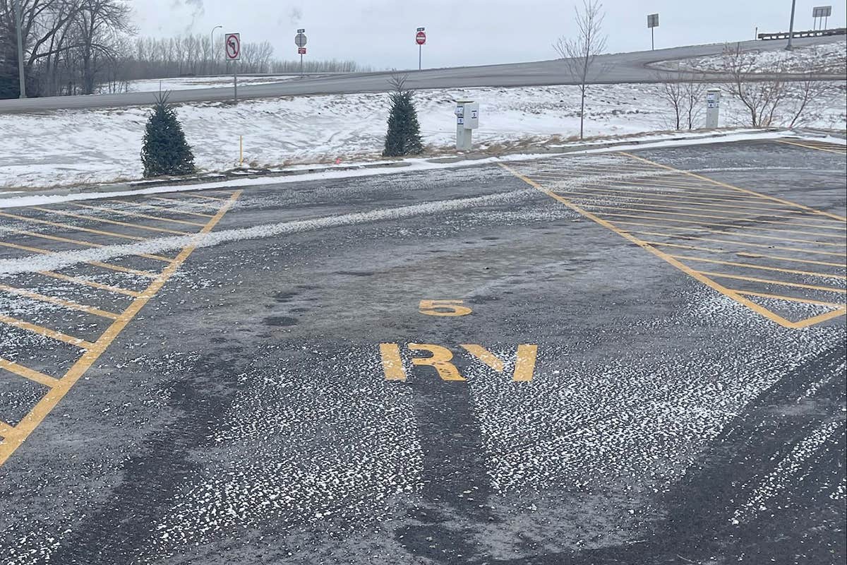 Camper-submitted photo at Love's RV Hookup-Drayton ND 843 near Homme Lake