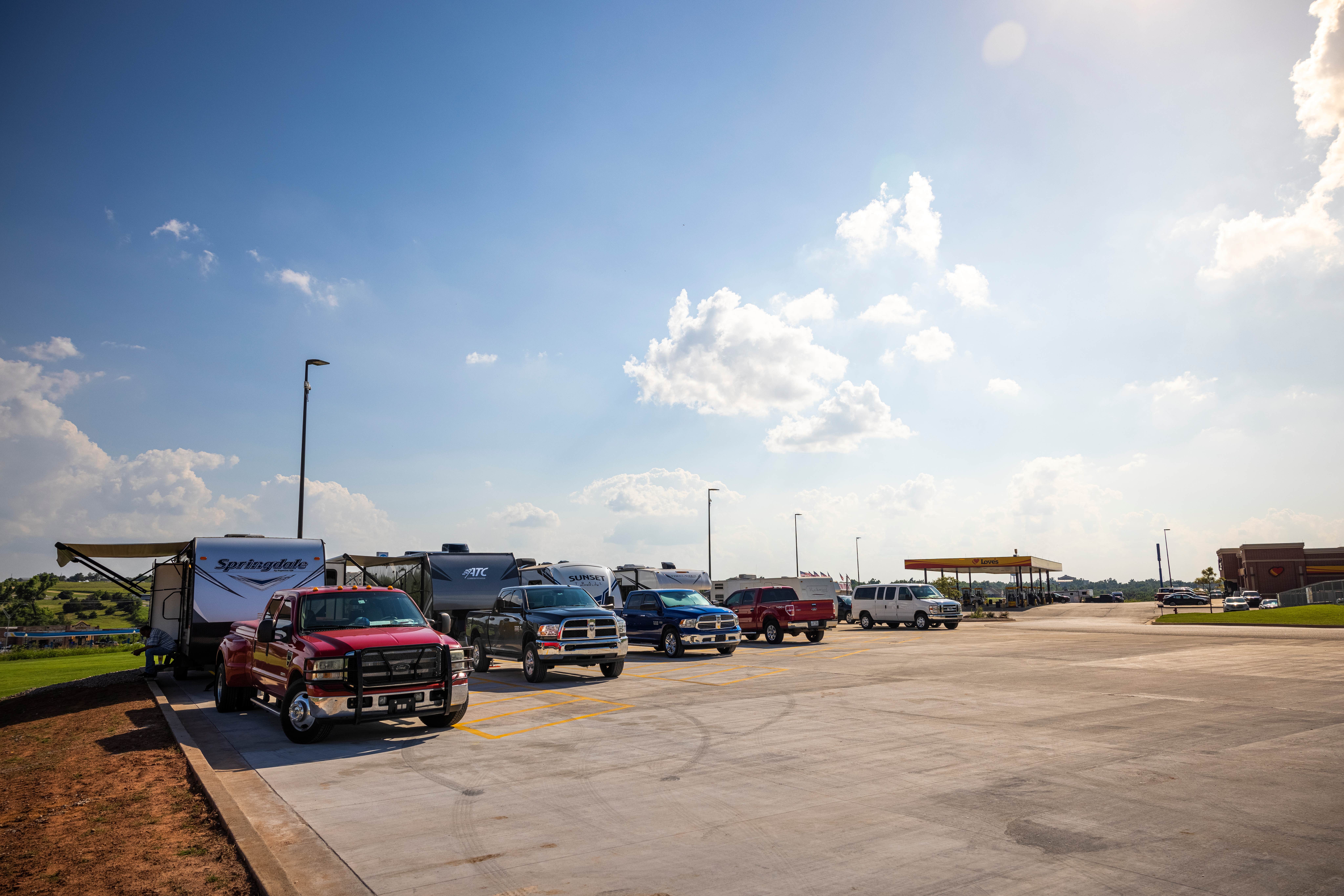 Camper-submitted photo at Love's RV Hookup-Guthrie OK 604 near Stillwater, OK