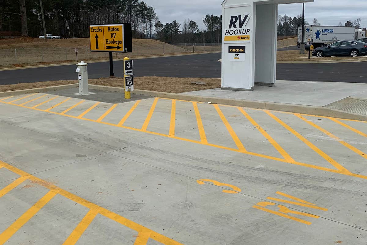 Camper-submitted photo at Love's RV Hookup-Heflin AL 818 near Heflin, AL