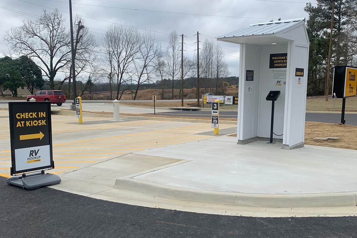 Camper-submitted photo at Love's RV Hookup-Heflin AL 818 near Heflin, AL