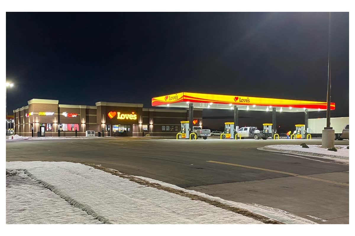 Camper-submitted photo at Love's RV Hookup-Kimball SD 816 near Platte, SD