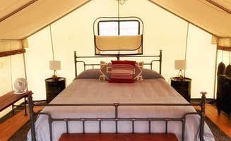 Saraj B.'s photo of glamping accommodations at BaseCamp 37° near Jacob Lake, AZ