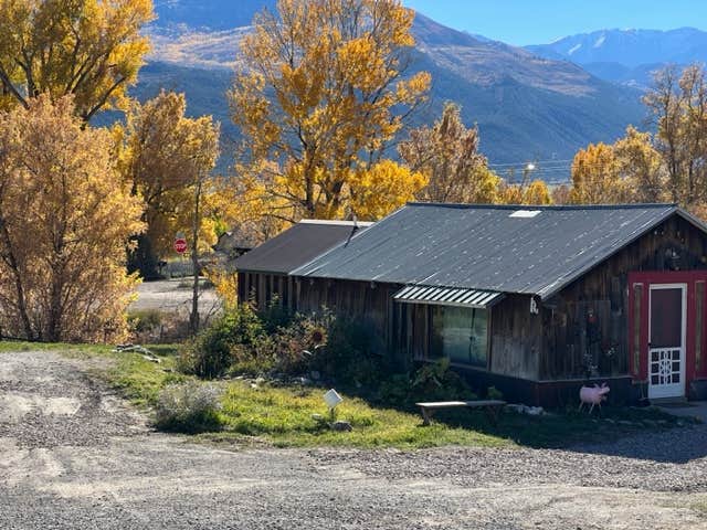 Artsy cabin on horse sanctuary