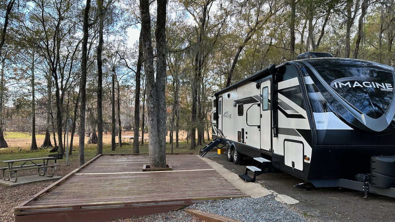 David B.'s photo of rv camping at Lake Bistineau State Park Campground near Haughton, LA
