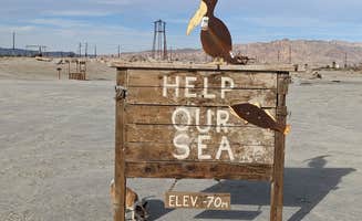 Laura M.'s photo of camping with pets at Bombay Beach - Salton Sea State Rec Area near Niland, CA