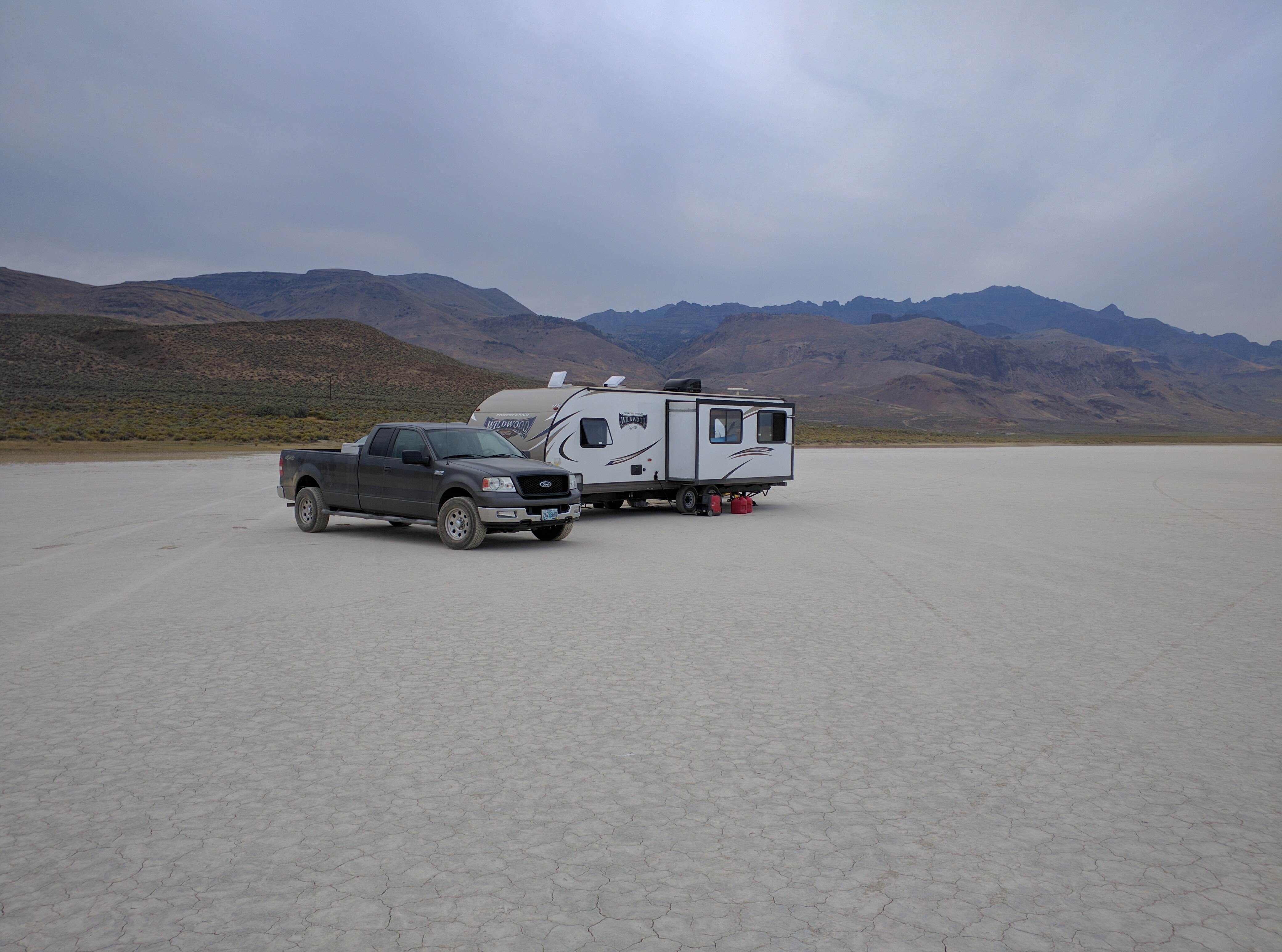 Kelly H.'s photo of rv camping at Alvord Desert near Denio, NV