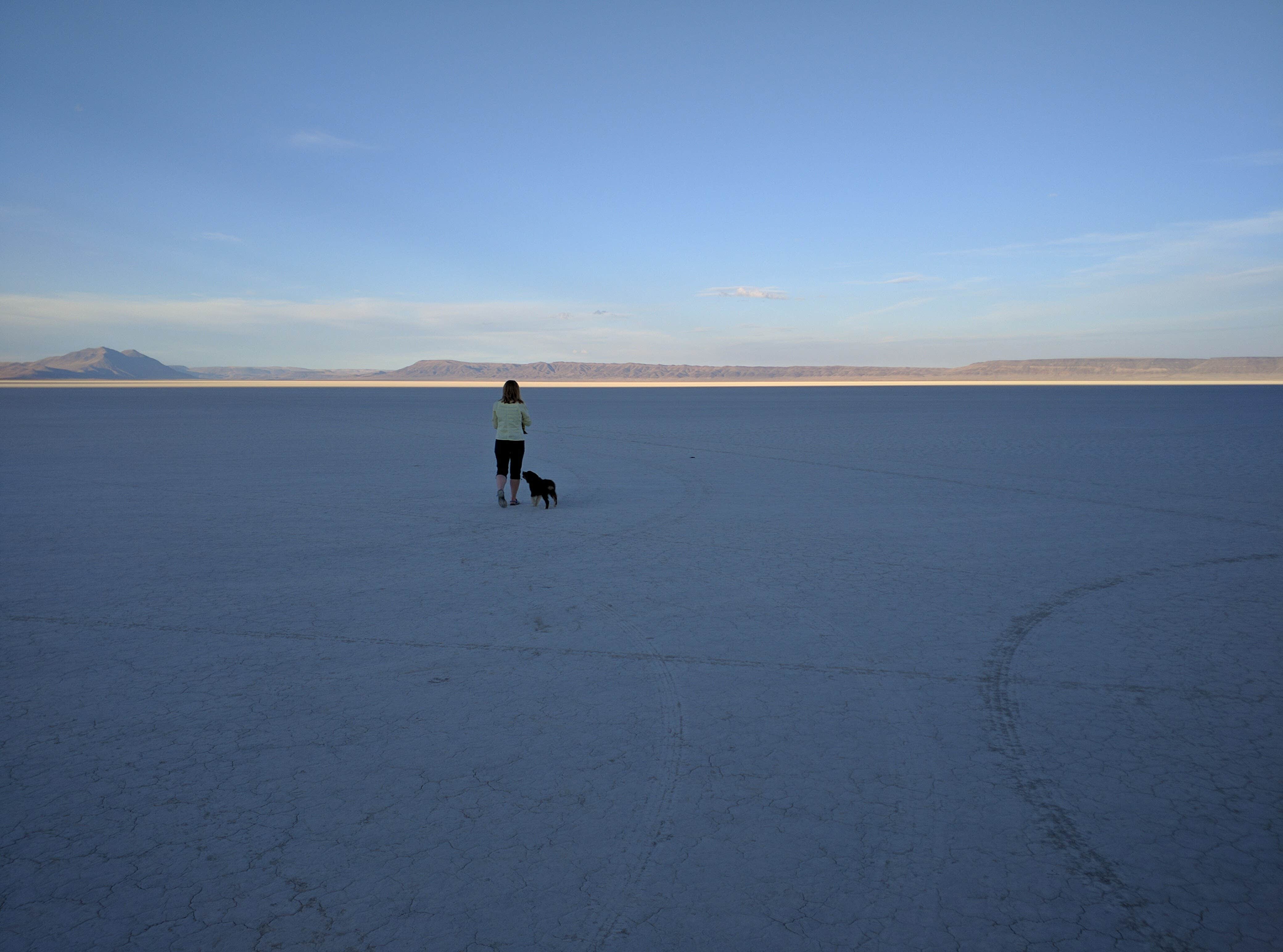 Kelly H.'s photo of camping with pets at Alvord Desert near Frenchglen, OR