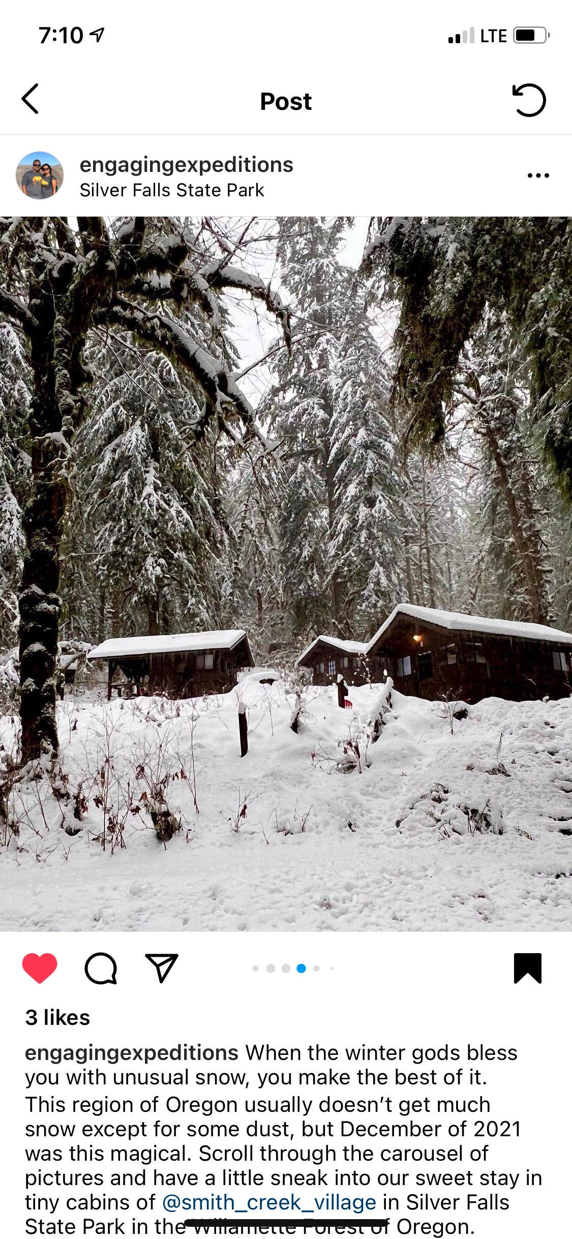 Camper submitted image from Smith Creek Village — Silver Falls State Park - 1