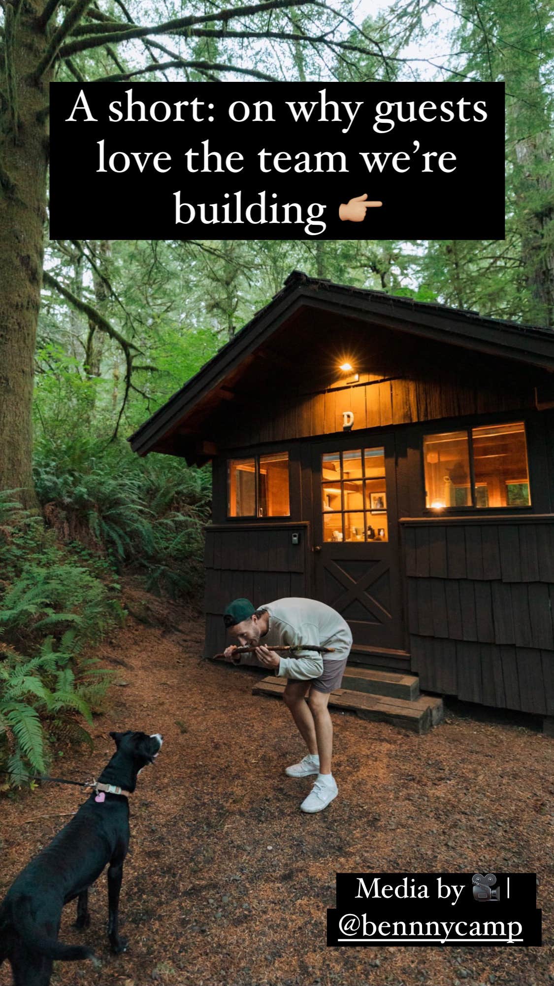 Brooke G.'s photo of camping with pets at Smith Creek Village — Silver Falls State Park near Monmouth, OR