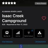 Review photo of Isaac Creek by Kevin H., November 26, 2022