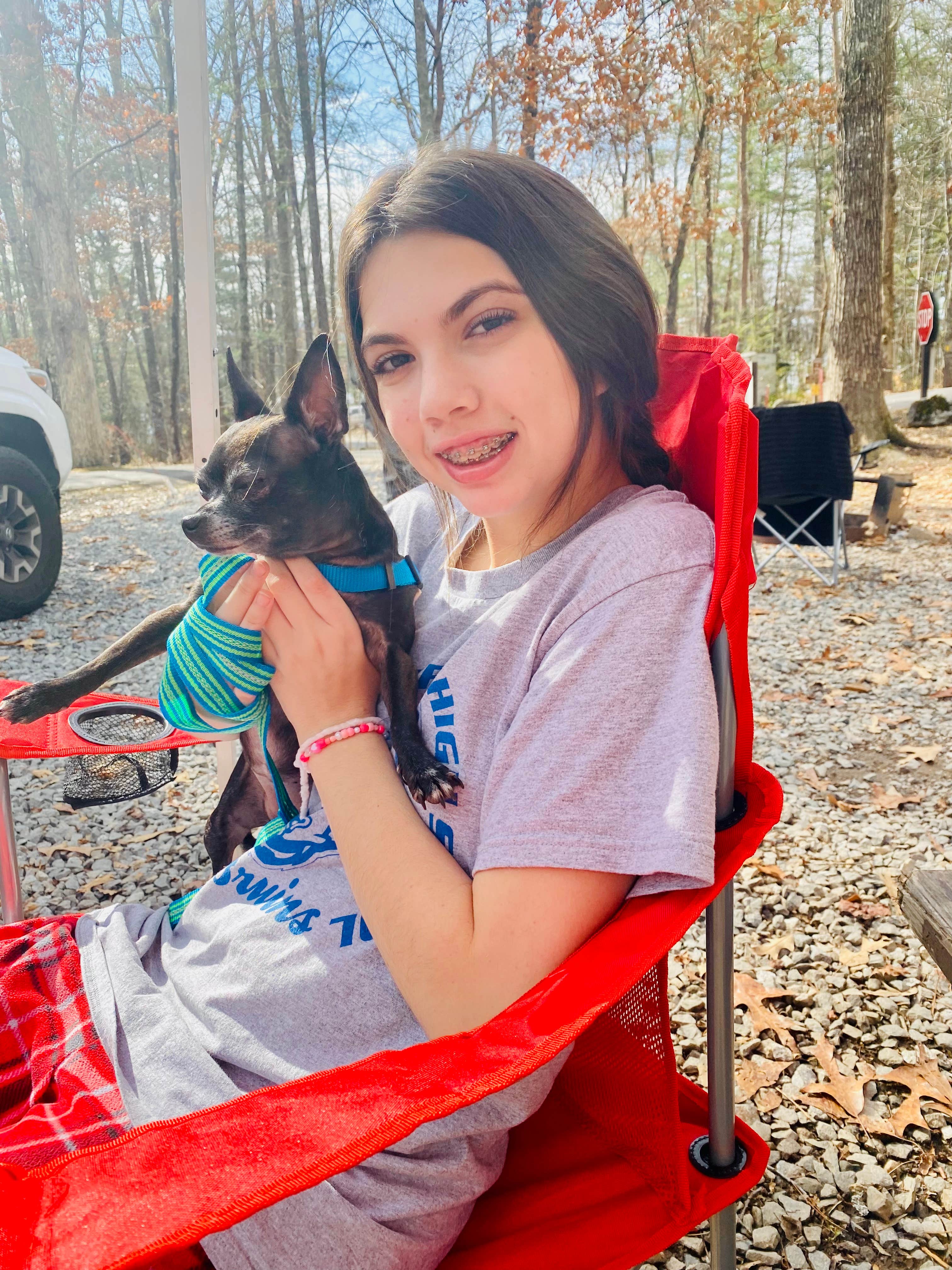 Shanna S.'s photo of camping with pets at Morganton Point Campground near Epworth, GA