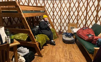 Stephani H.'s photo of glamping accommodations at William M. Tugman State Park Campground near Bandon, OR