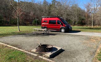 David B.'s photo of rv camping at Stone Mountain State Park Campground near Roaring Gap, NC