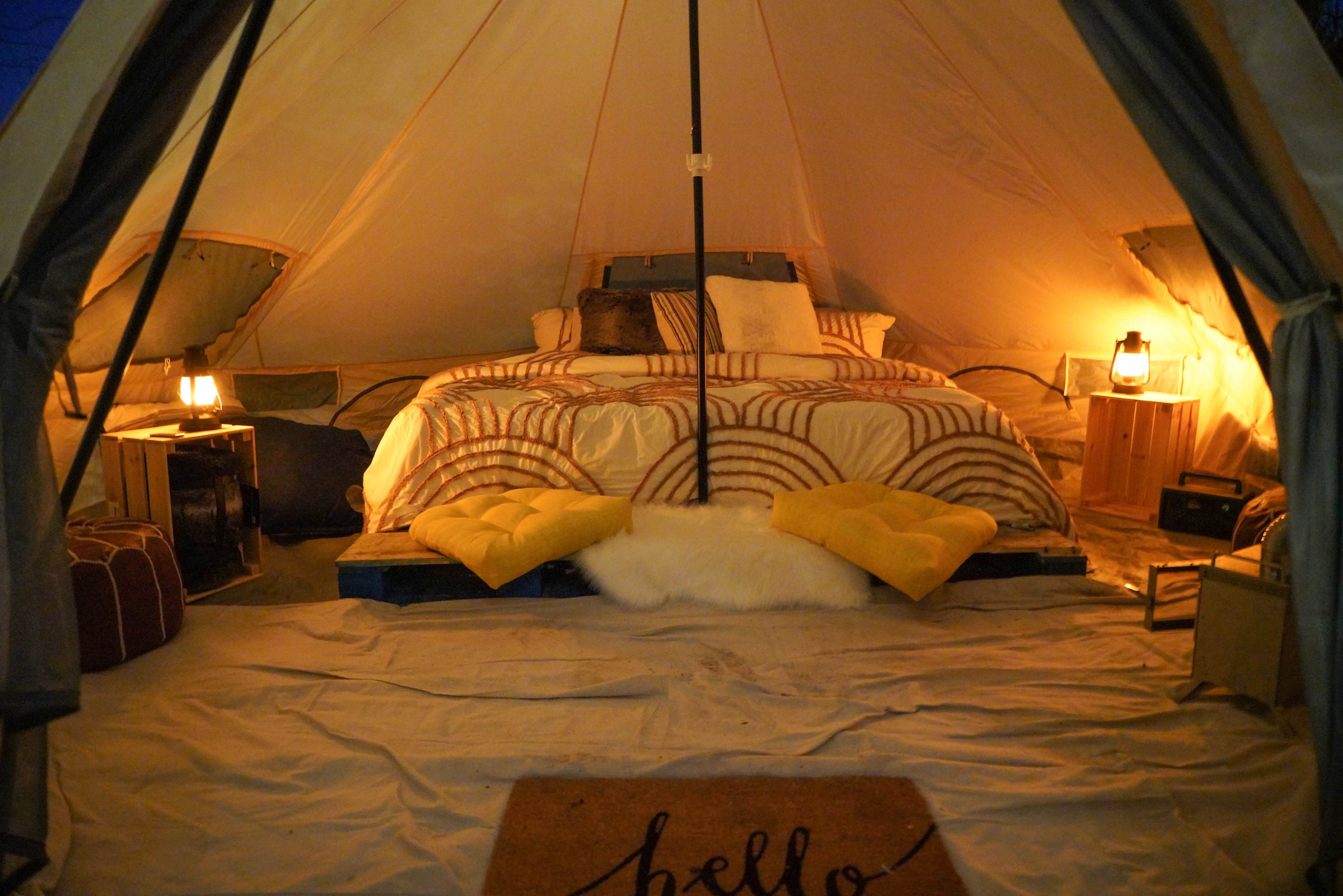 Sean S.'s photo of glamping accommodations at One with Nature Glamp Camp near Chattahoochee Hills, GA