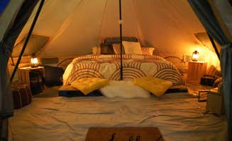 Sean S.'s photo of glamping accommodations at One with Nature Glamp Camp near Peachtree Corners, GA