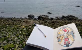 Kayla H.'s photo of tent camping at Rose Creek Retreat near Chinook, WA