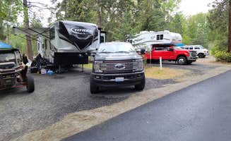 whispering P.'s photo of rv camping at Whispering Pines RV Campground near Greenwater, WA