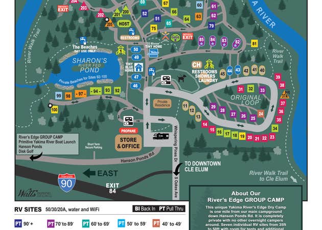 Whispering Pines RV Campground Camping | Cle Elum, WA | The Dyrt