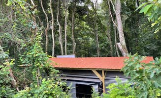 Tom F.'s photo of a cabin at Posh Mtn Camping w/ Theater ·Hot-Tub ·Keg ·Firepit near Bulls Gap, TN
