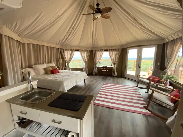 Camper-submitted photo at On The Rocks Glamping Resort near Leander, TX