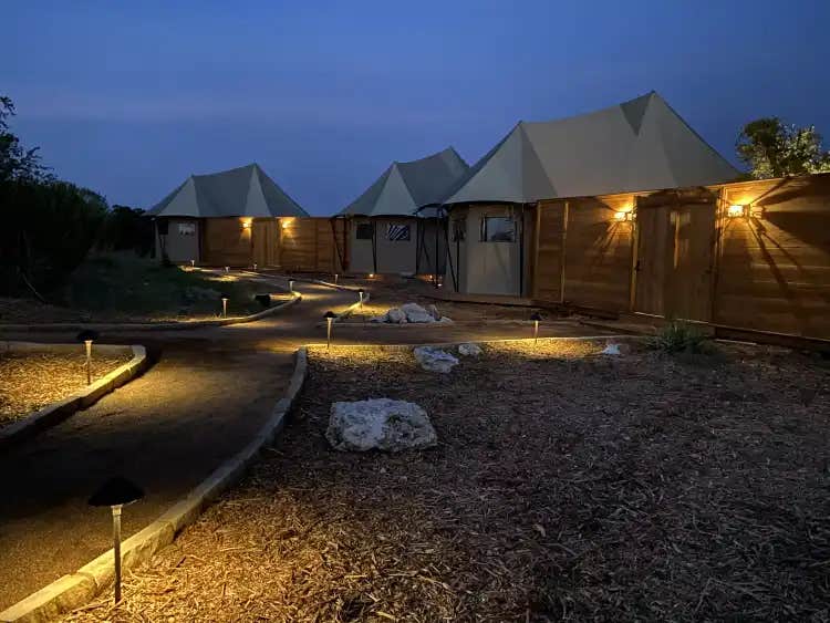 Camper submitted image from On The Rocks Glamping Resort - 1