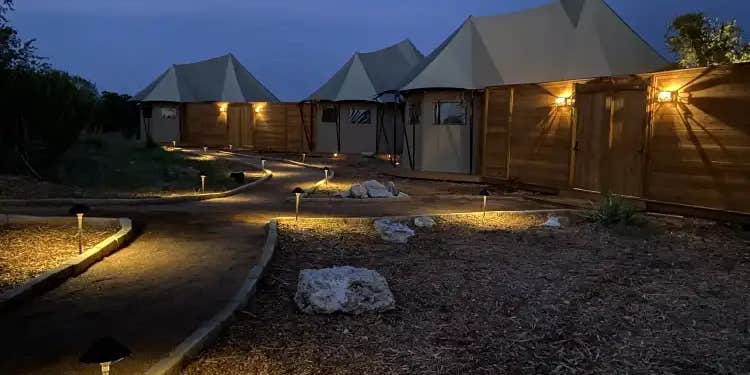 Camper submitted image from On The Rocks Glamping Resort