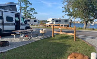 Diana's photo of camping with pets at St. Andrews State Park Campground near Panama City Beach, FL