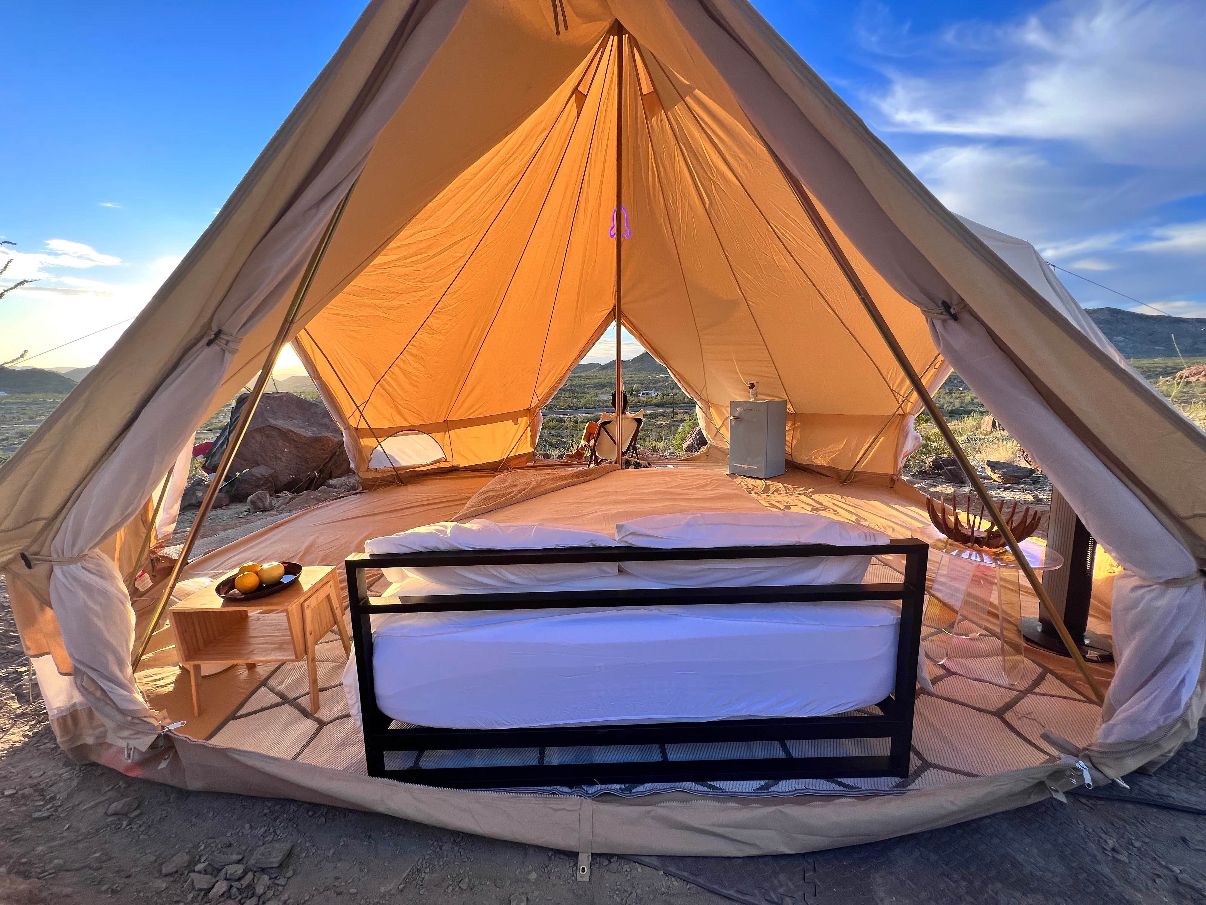 Slava C.'s photo of glamping accommodations at Space Cowboys near Terlingua, TX