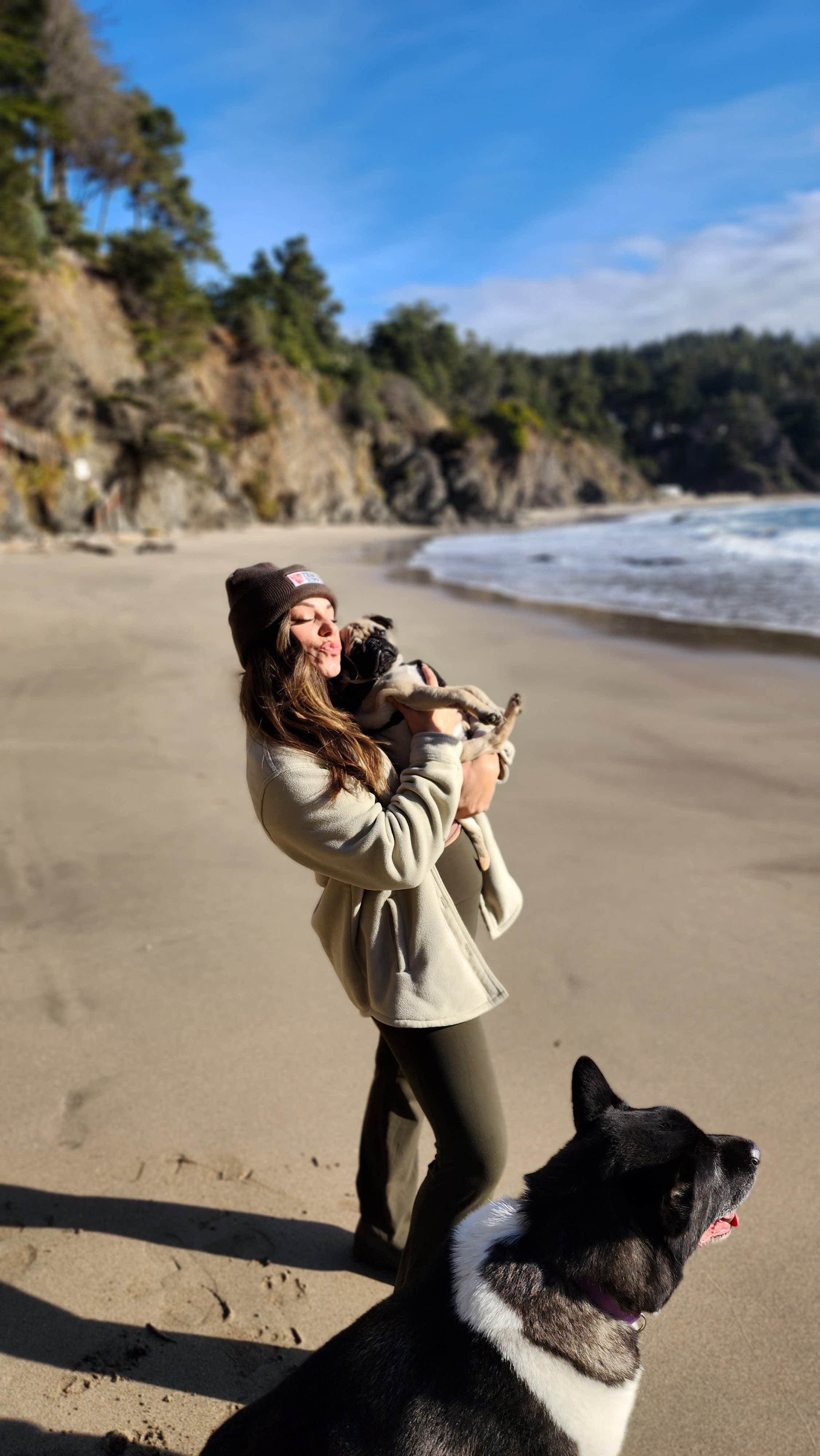 Raven P.'s photo of camping with pets at Anchor Bay Campground near The Sea Ranch, CA