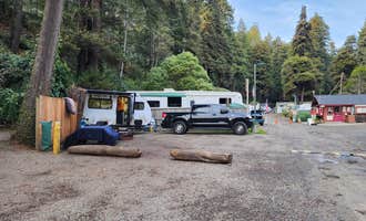 Camping near Gualala River Redwood Park: Anchor Bay Campground, Gualala, California