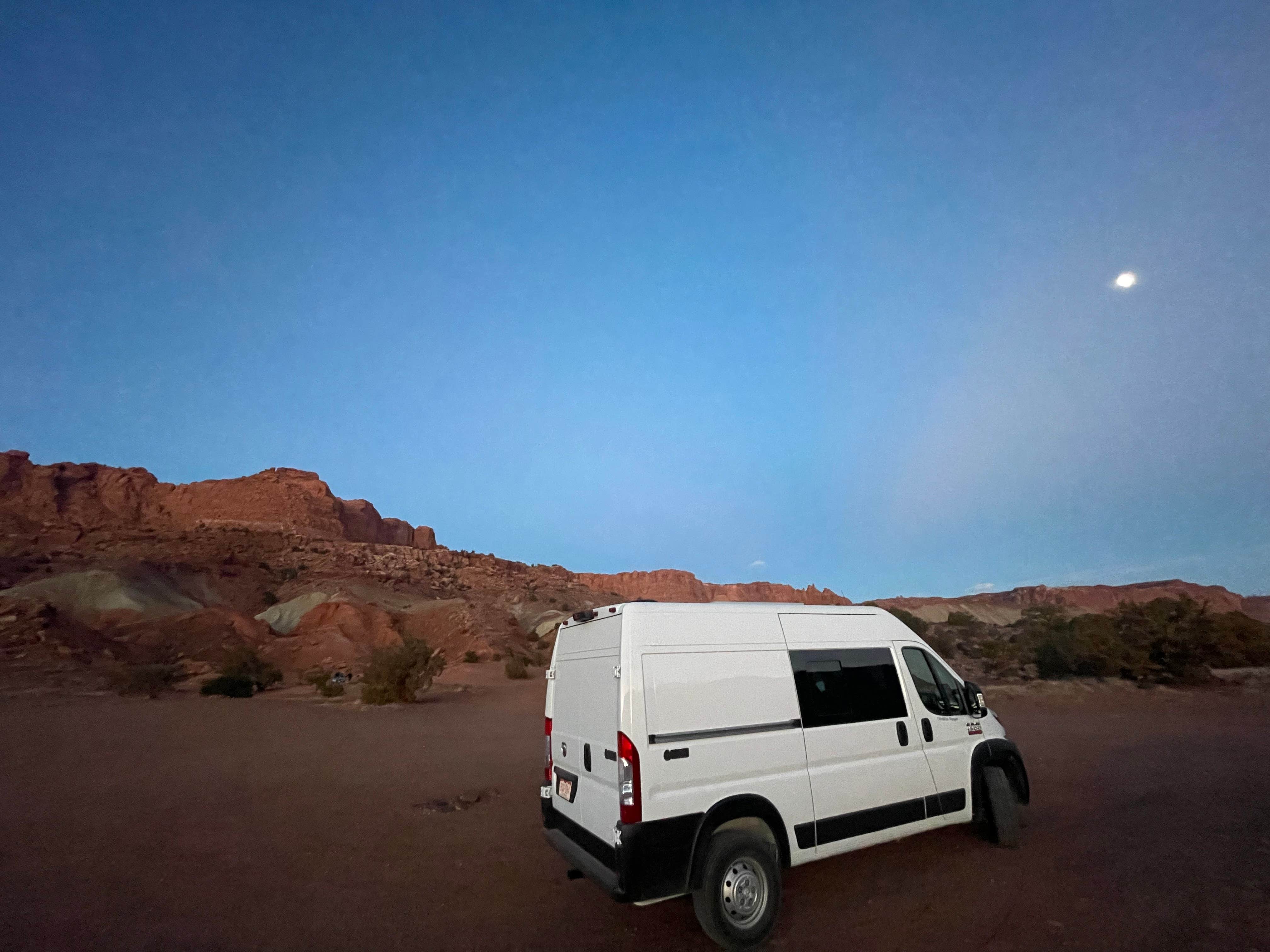 Juliana J.'s photo of rv camping at Capitol Reef National Park Dispersed Camping near Hanksville, UT