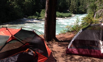 Camping near Junction Camp — North Cascades National Park: Neve Camp — Ross Lake National Recreation Area, North Cascades National Park, Washington
