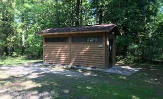 Jennifer S.'s photo of a cabin at Daisy Field Campground — Potawatomi State Park near Denmark, WI